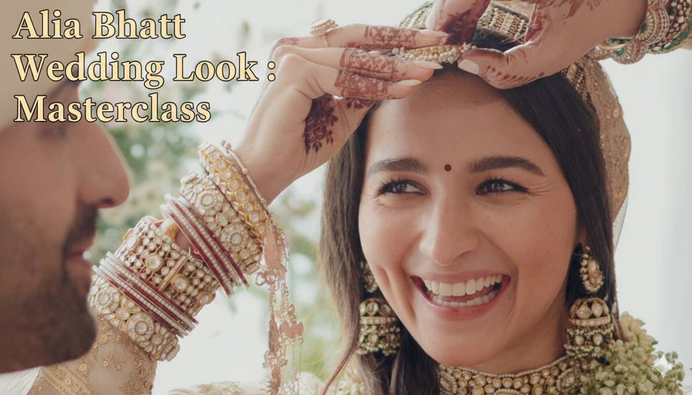 Alia Bhatt Wedding Look : Masterclass